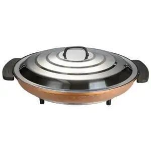 大号电煎锅电饼铛不粘锅电煎炉烤饺烤饼平底锅商用插电加深电热锅