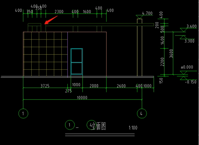 楼层标高设置建筑物各个方向的立面图室外标高不同识读建筑立面图时