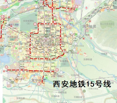 西安地铁15号线将贯通西安的东西长安街:类似北京地铁1号线作用