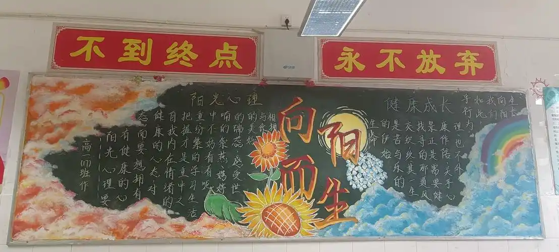 阳光心理健康成长临川一中开展主题黑板报评比活动