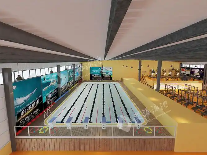 > 健身房游泳池