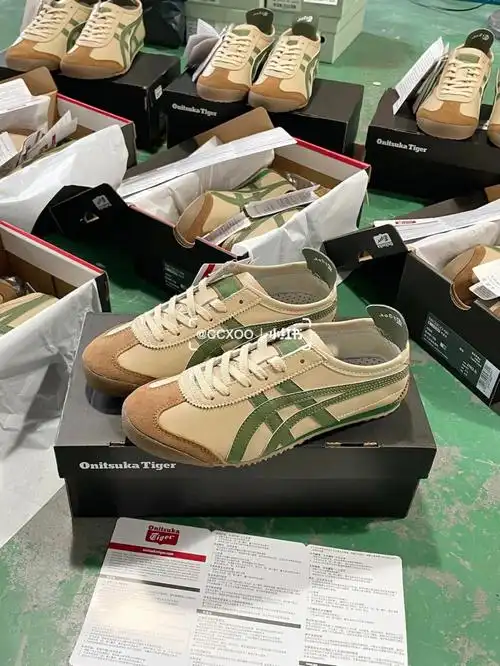 秋季百搭鞋子推荐tiger鬼冢虎棕绿色