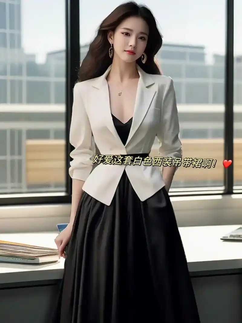 图文伙伴计划2024 姐妹们,这款白色西装裙套装真的好美呀!06