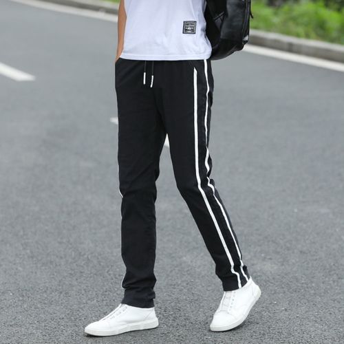 汇今美休闲裤子男士秋季春秋季休闲裤男厚款学生长裤青少年潮流宽松