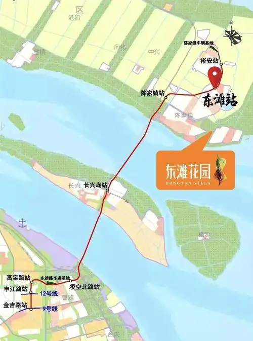 随着轨道交通崇明线进入全面建设,都市繁华从此触手可及
