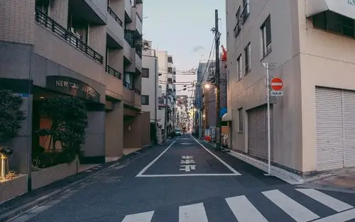 日本城市街道风景,高清图片,电脑桌面-壁纸族