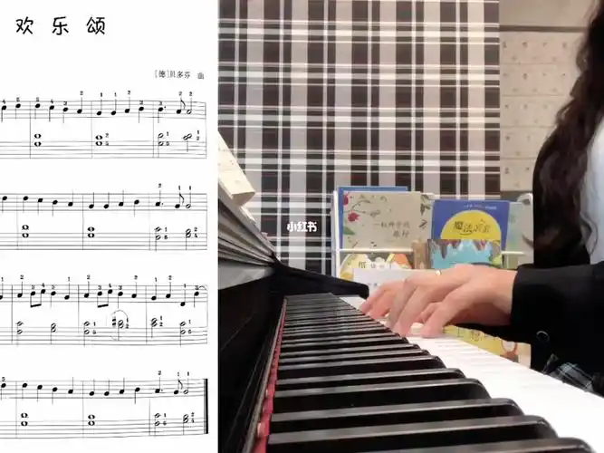 超简单的入门钢琴曲欢乐颂弹奏示范