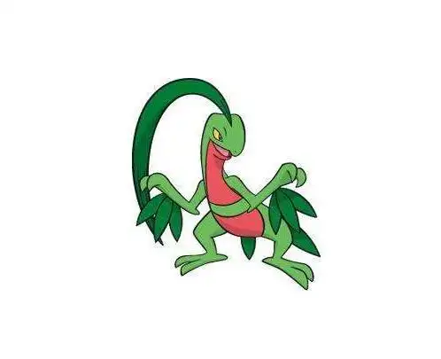 精灵宝可梦图鉴253在枝头更快速跳跃的宝可梦森林蜥蜴