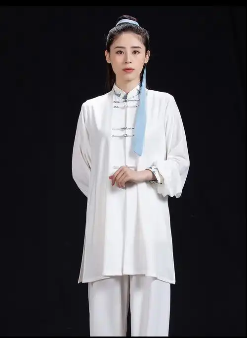 绘武太极服女夏季男士练功服珍珠棉太极拳服装武术表演比赛套装短袖