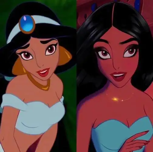 迪士尼公主一秒变身"现代girl",贝儿成渣女?木兰的花臂很欧美