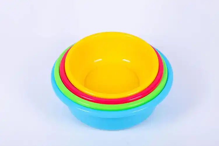 厂家直销塑料加厚圆形洗脸盆厨房洗菜盆日用百货简约多规格面盆