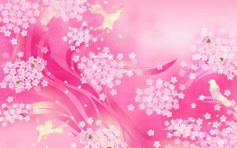 甜美粉红碎花布桌面壁纸 第47张 1920x1200 高清壁纸图片 (天堂图片网