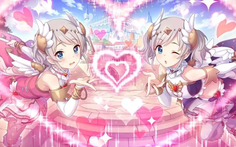 【公主连结】天使姐妹法:动态卡面拼接合成(可作带鱼屏动态壁纸)