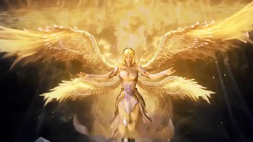 是千家独有的神器,六翼天使作为传说中的顶级武魂,象征着神的代言人