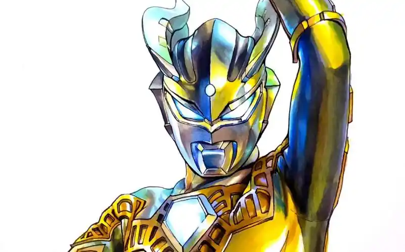 光辉赛罗,宇宙之光!马克笔手绘赛罗奥特曼_哔哩哔哩_bilibili