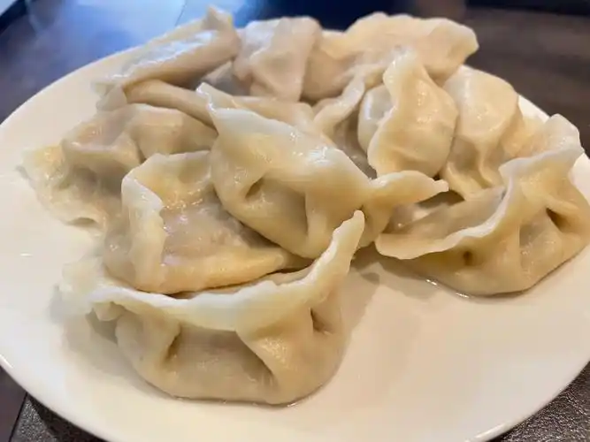 朝霞市役所对面冬木物产店纯手工水饺