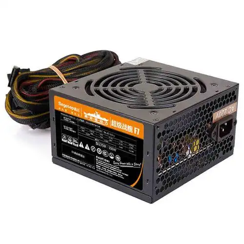 鑫谷核动力f7电脑电源额定500w台式主机箱电源智能温控静音加长线