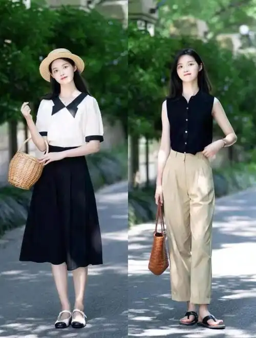 夏天穿搭不要用力过猛!休闲的搭配简简单单,也能穿出好气质