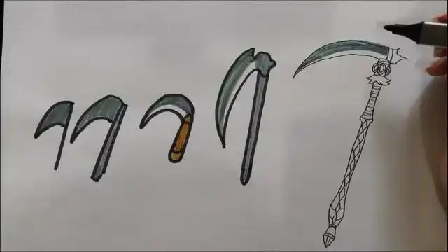 不同人画的镰刀,你们喜欢谁画的