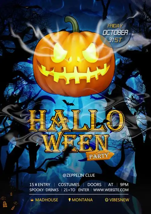 万圣节海报合成