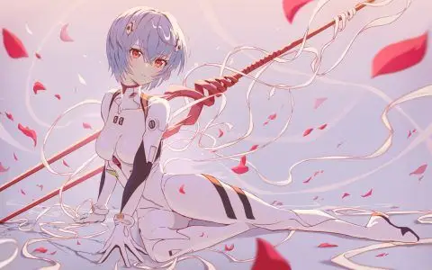 在作品中,绫波丽是eva零号