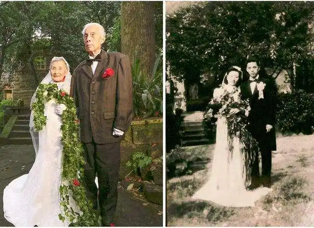 夫妻年轻边年老