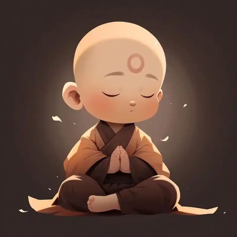 佛系男孩 | 禅意小和尚 | 头像分享 这次的佛系不仅仅是态度了,是真的