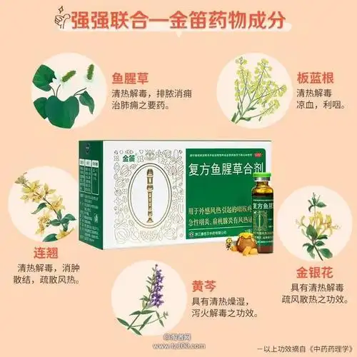 康恩贝金笛复方鱼腥草合剂10ml6瓶12瓶盒￥36券后实付20元