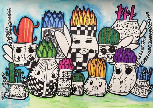 2019秋季越文学子美术作品个展——王亿豪(创意美术精品班)