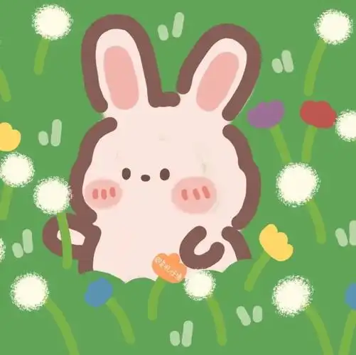 可爱情侣头像 小熊 小兔子