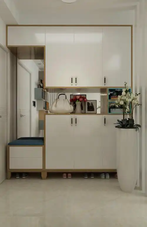 120平现代简约装修鞋柜图片