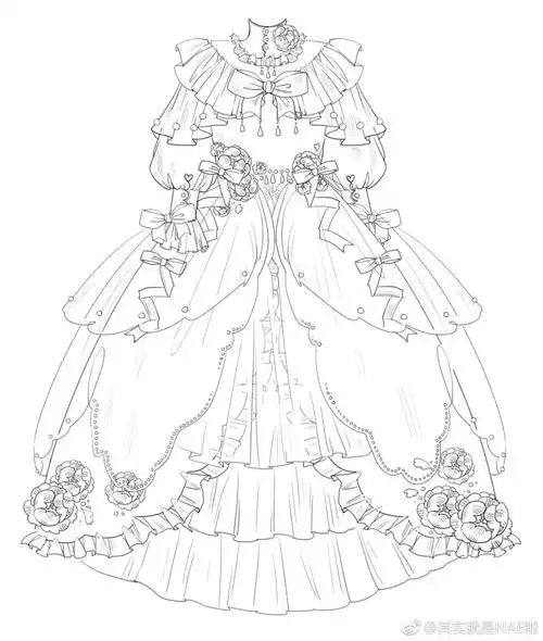 洛丽塔服装人物女装动漫二次元唯美图片彩绘