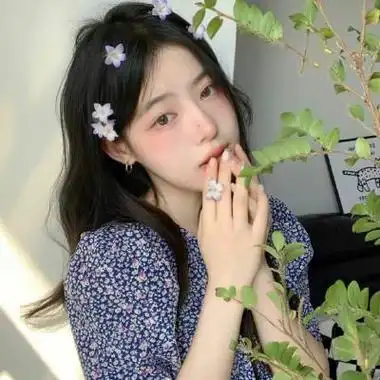 好看又可爱的小清新蓝色女头_女生头像_美头网