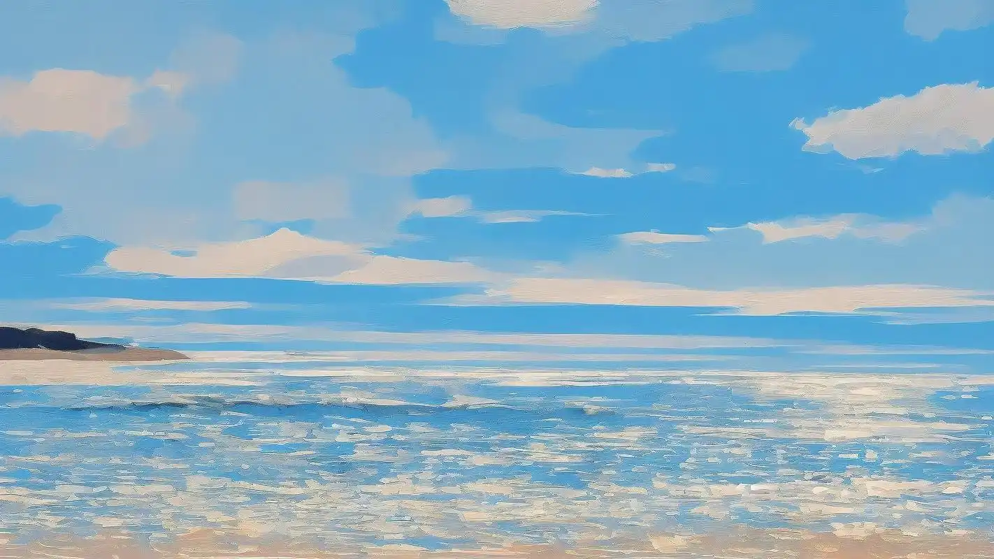 干净走心的蓝天壁纸97治愈你的每一天9415