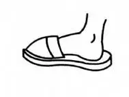 穿拖鞋的人物简笔画