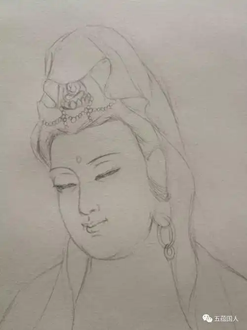 三十三观音像之六莲卧观音