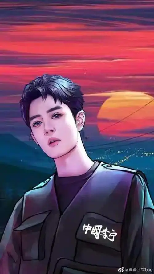 肖战手绘图分享60张肖战手绘图比漫画还好看的男人