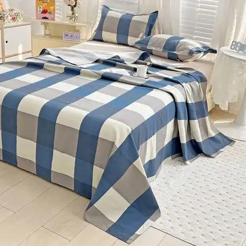 传统老粗布太好睡了!不到百元入手三件套,纯棉吸汗,凉而不冰!