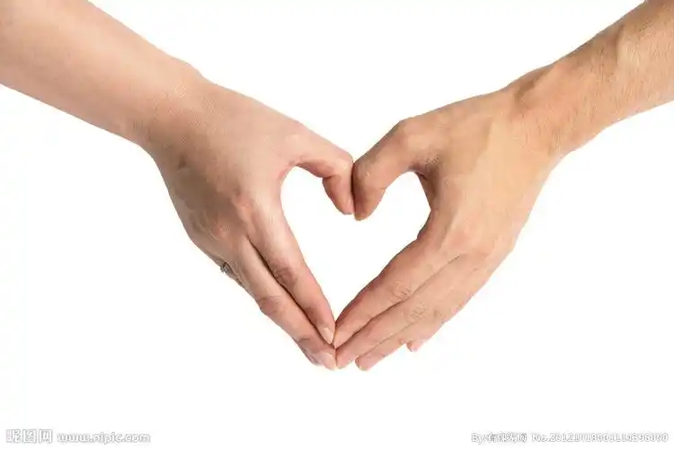 爱心手势图片
