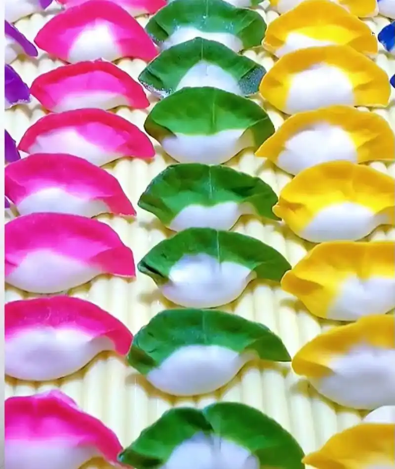 图文伙伴计划 #彩色饺子 宝贝们你们的果蔬粉收到了吗?按比 - 抖音