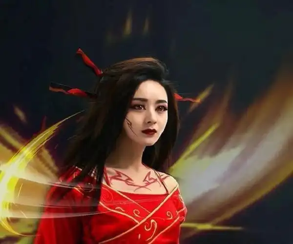 花千骨成魔脸妆,清晰图片,急需