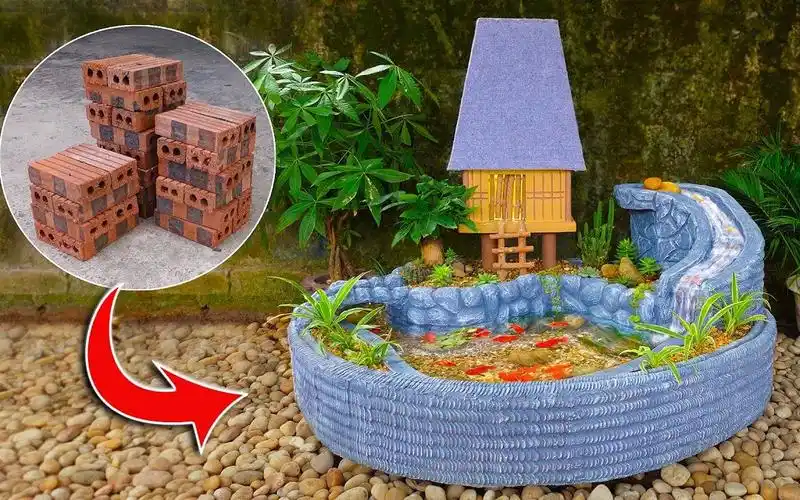 不顾家人反对,在院子里砌一座景观鱼池,看到成品后全都傻眼了