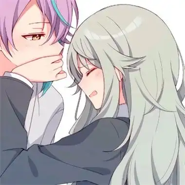 一左一右配对动漫可爱情侣头像动漫超萌版情头图片