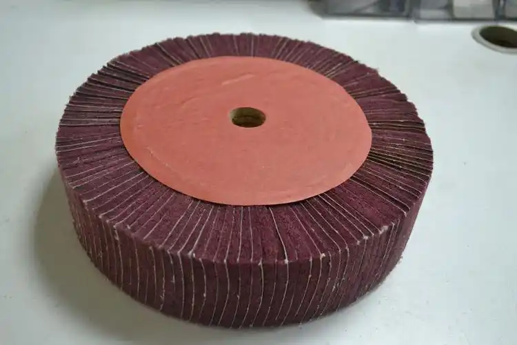 3m百洁布抛光轮 夹砂飞翼轮 250*50*25孔 红色 漆面除锈抛光打磨