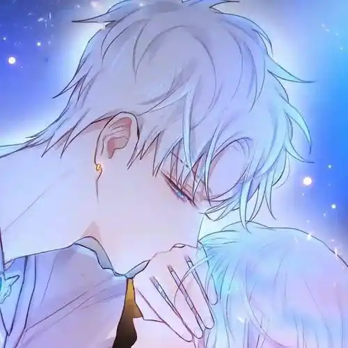 蓝色系唯美动漫情侣头像