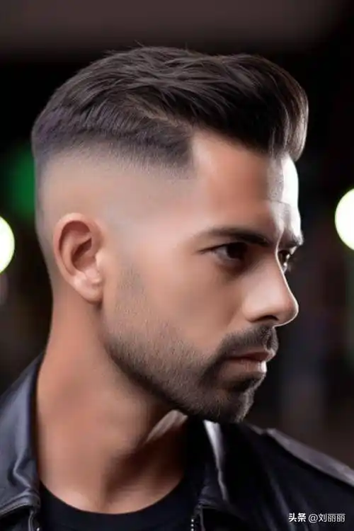 男人过了45岁,选两侧铲短头顶向后梳发型,时尚帅气很有派头