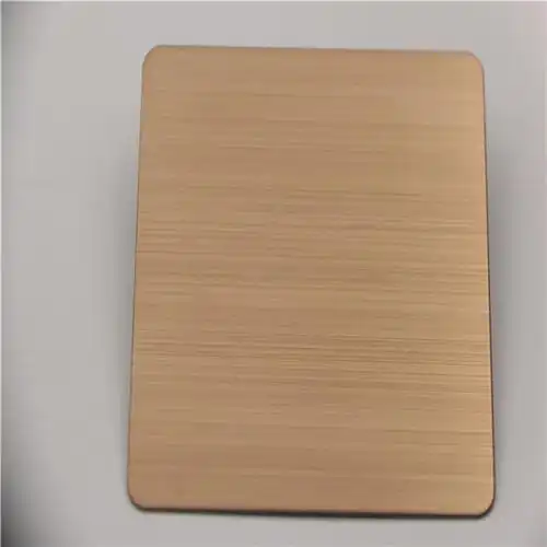 不锈钢拉丝玫瑰金