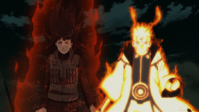 收集   点赞  评论  火影忍者 漩涡鸣人 gif 动态图 人物 动漫 二