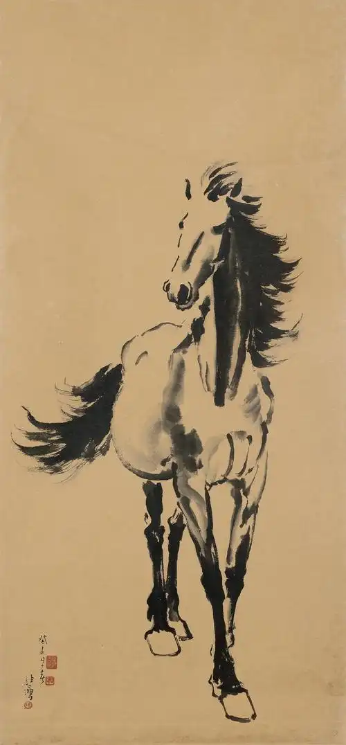 徐悲鸿120幅千姿百态骏马图(三)