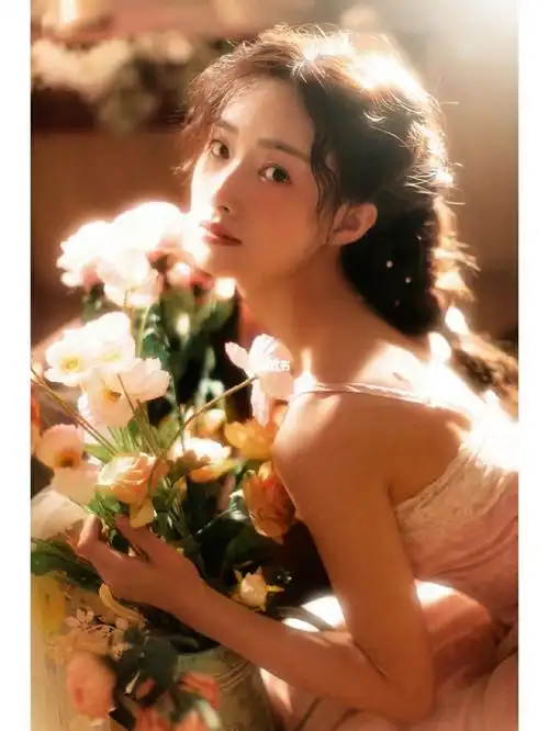 拍摄这种法式少女一定要打逆光源